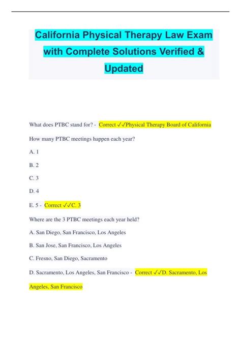 california law exam physical therapy|california physical therapy jurisprudence pdf.